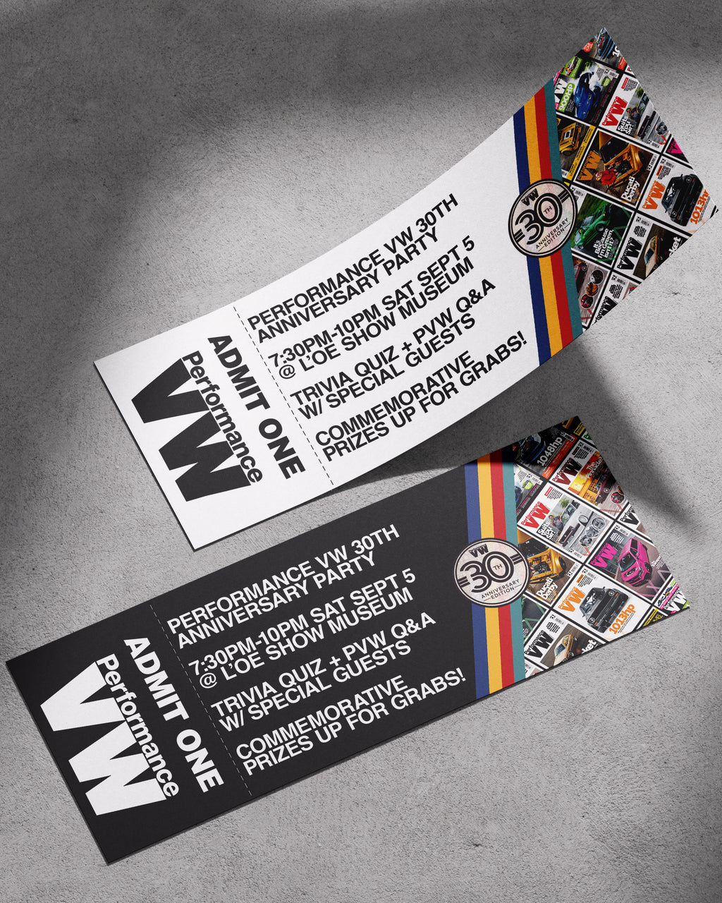 Performance VW 30th Anniversary Party - General Admission Ticket